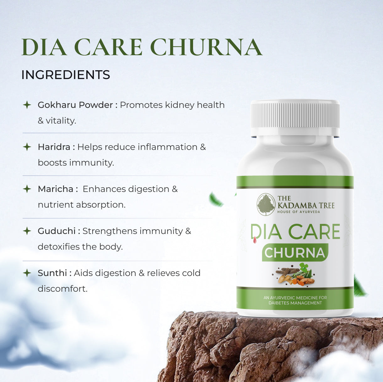 The Kadamba Tree - Dia care Churna  (120 gm)
